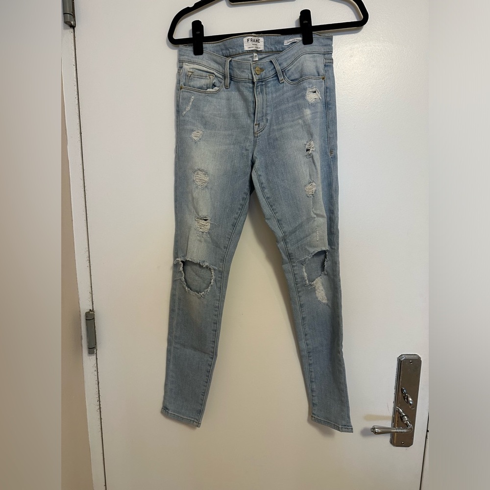 Frame ripped jeans